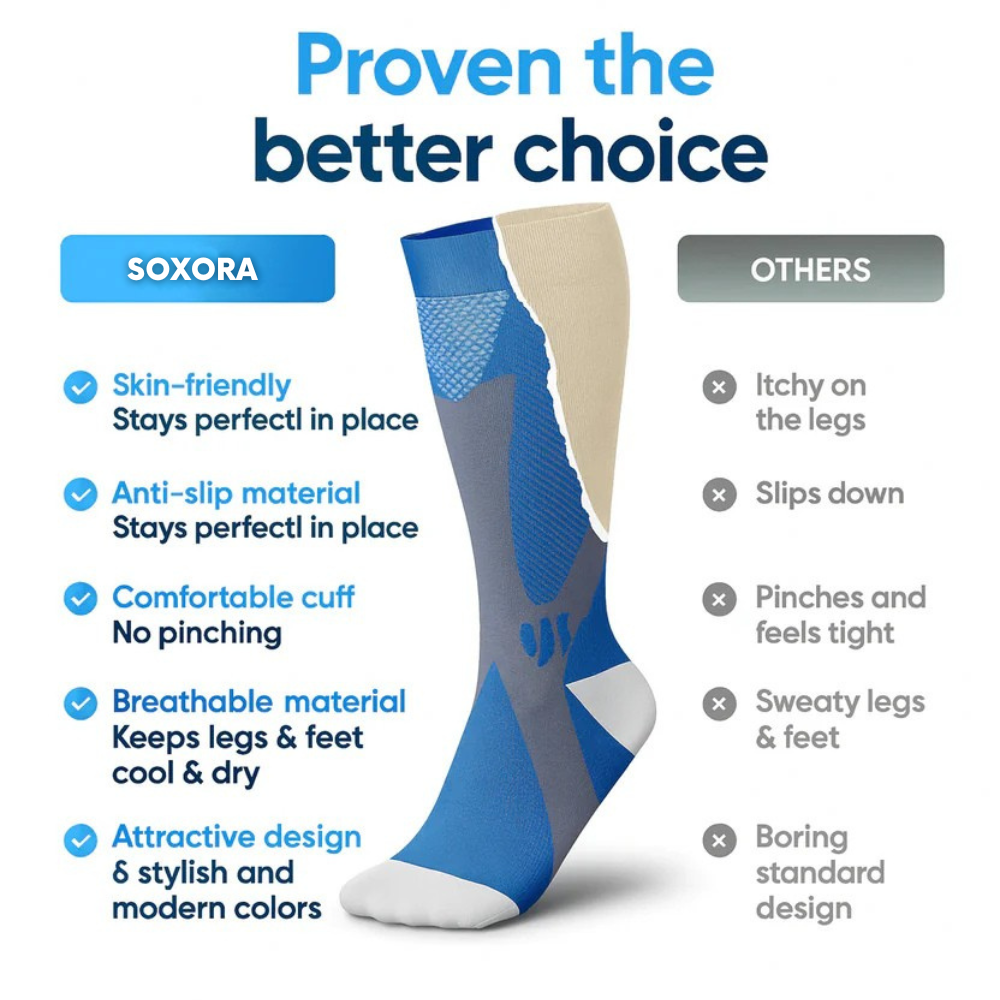 Energy Socks for Pain-Free, Active Legs