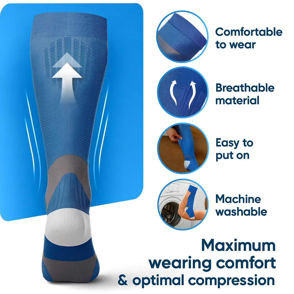 Energy Socks for Pain-Free, Active Legs